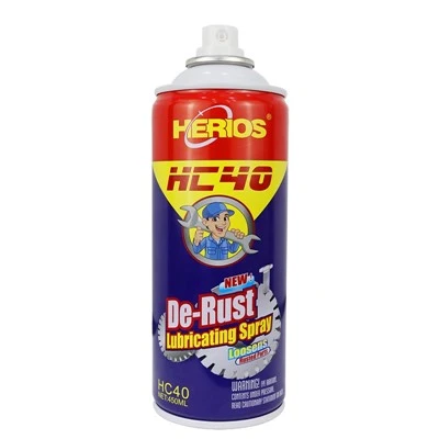 2024 New Design 450 Ml HERIOS Multi-Use Product Lubricant Aerosol Spray Straw Spray Lubricant Aerosol Rust Remover
